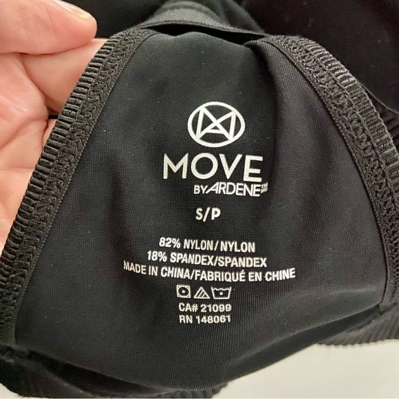 ARDENE Move Padded Bra Black Strappy Unique Silver Chrome Hardware Design - Picture 5 of 11